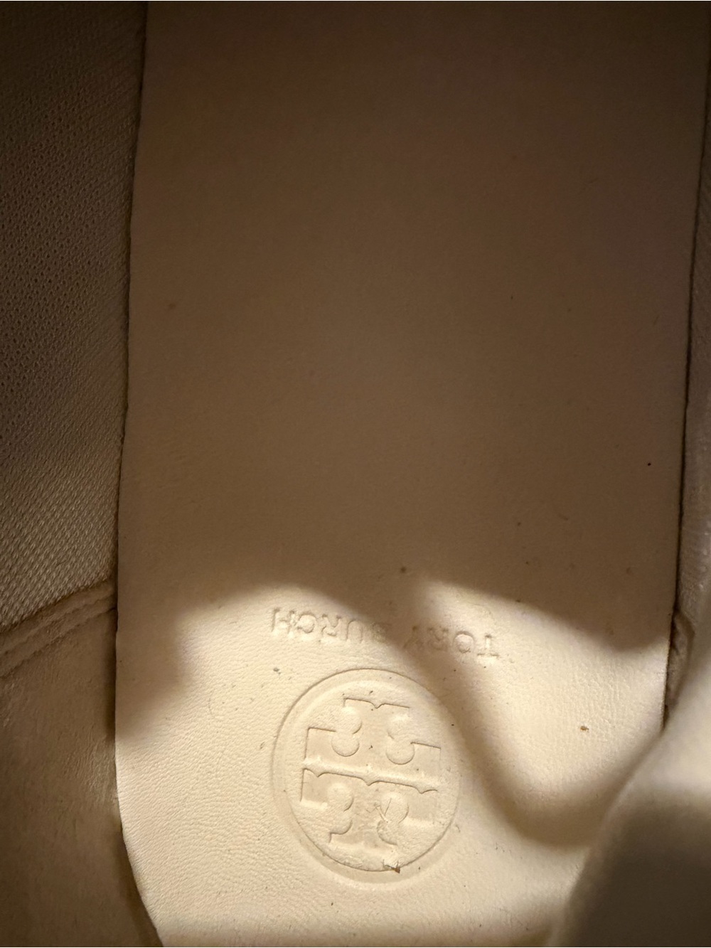 Tory Burch Camel Suede Low-Top Sneakers with Cream Accents - Picture 11 of 16